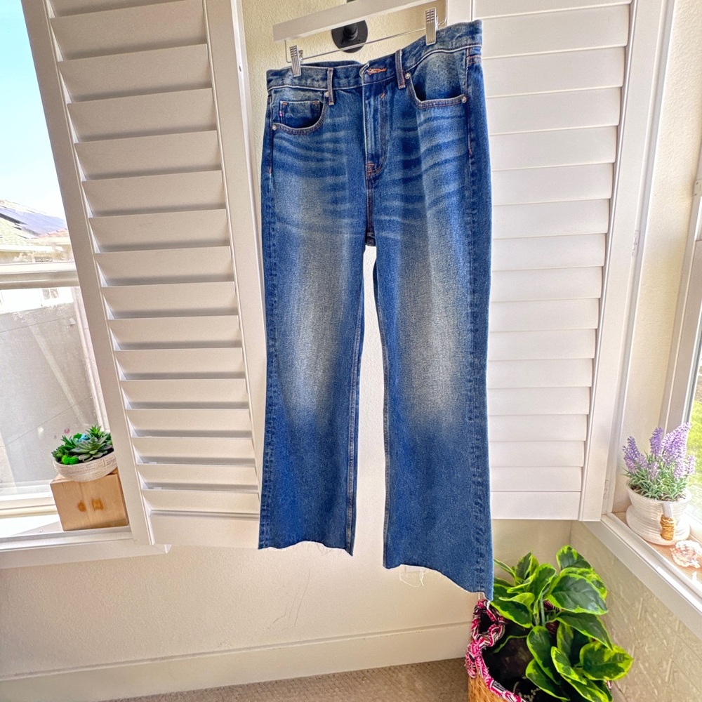 Stitch Fix. Brand: Vigoss. Blue Flare & Wide Leg Jeans with Distressing - Picture 13 of 15